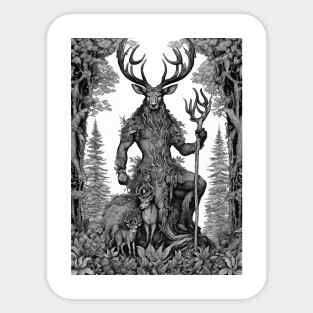 Lord of the forest Sticker